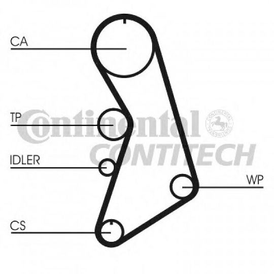 Timing Belt Kit Audi A4 Avant 8e5 B6 Contitech Ct909k4