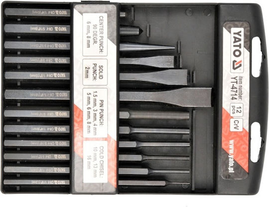 Yato YT-4714 Seturi de unelte de mână 12buc