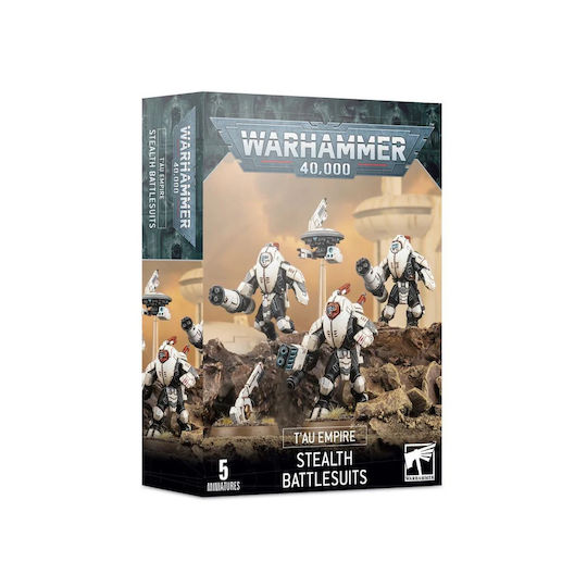 Games Workshop Warhammer 40.000 T'au Empire Stealth Battlesuits Figures