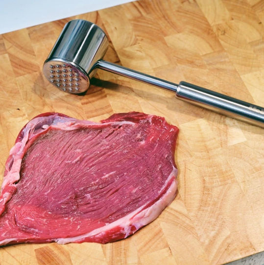 Ibili Meat Tenderizer Hammer Stainless Steel 27 Cm Silver