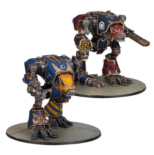 Games Workshop Warhammer: Die Horus-Häresie Warhammer - Legions Imperialis Warhound Titans Mit Ursus Klauen Und Melta Lances Zahlstücke
