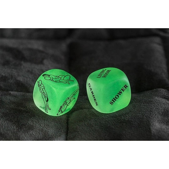 Sexy Glow-in-the-Dark Plastic Dice