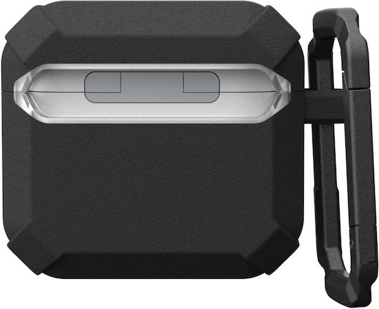 UAG Plasma Case Silicone with Hook in Black color for Apple AirPods 4