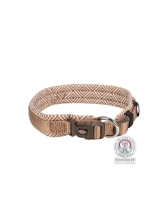 Trixie Premium Halsband Hundehalsband in Braun Farbe