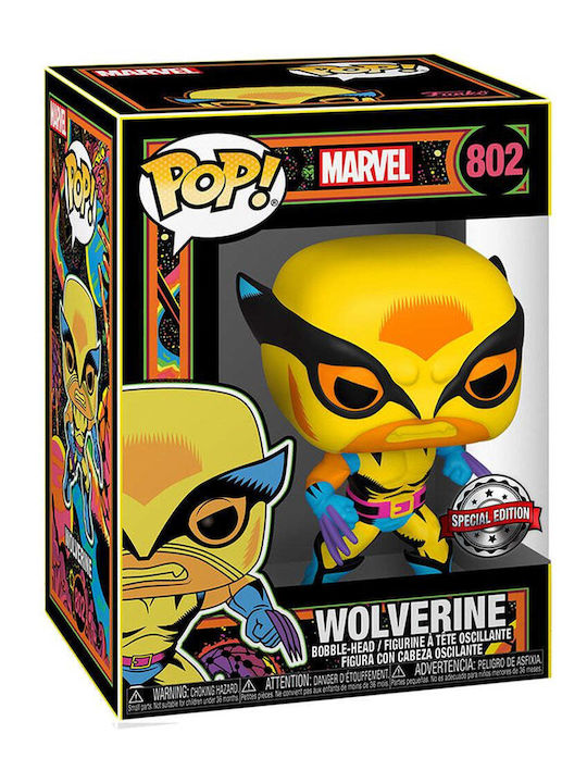 Funko Pop! Bobble-Head Marvel: Marvel - Wolverine 802 Special Edition