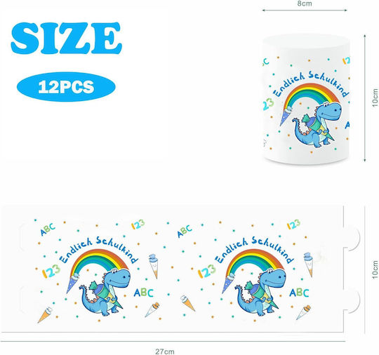 Lantern for Party Dinosaurs 12 Pieces