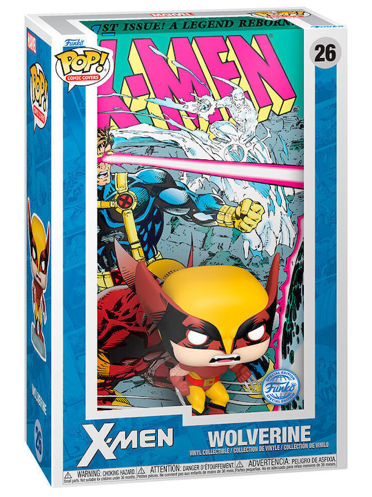Funko Поп! Корици на комикси: Wolverine Клатеща се глава Ексклузивен