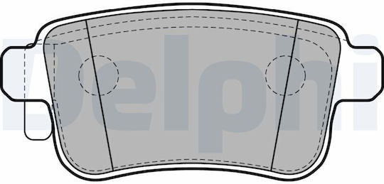 Delphi Brake Pad for Ford Express Mercedes-Benz Citan Renault Kangoo / Express