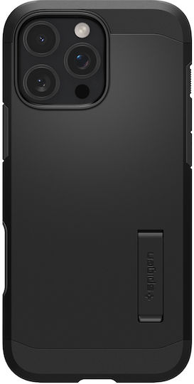Spigen Tough Umschlag Rückseite Silikon 2mm Schwarz (iPhone 17 Pro / iPhone 16 Pro)