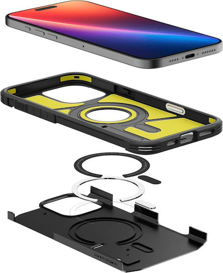 Spigen Tough Umschlag Rückseite Silikon 2mm Schwarz (iPhone 17 Pro / iPhone 16 Pro)
