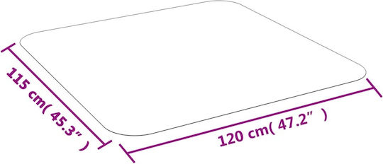 vidaXL Office Floor Protector 373643 120x120cm