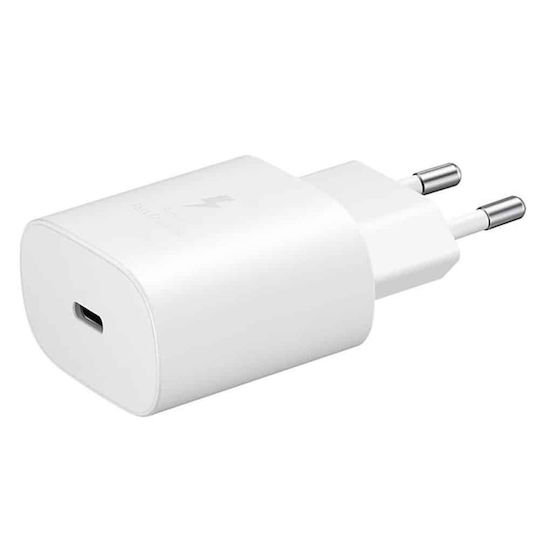 Samsung Charger and Cable USB-C - USB-C 25W Power Delivery Whites (EP-TA800W Bulk)