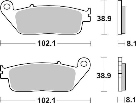 Brembo Motorcycle Brake Pads for Triumph Tiger 900