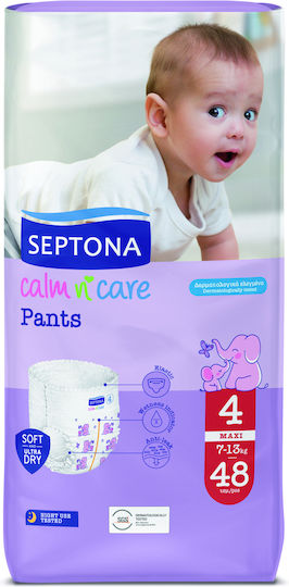 Septona Scutece chiloțel Calm N' Care Nr. 4 pentru 7-13 kgkg 48buc