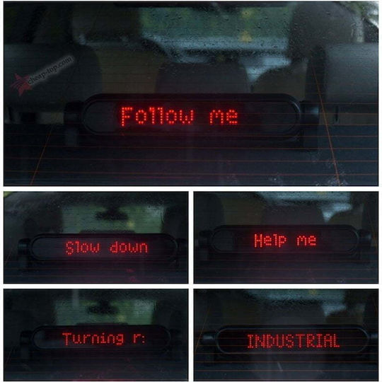 Led Επιγραφή Οχήματα 12v Τηλεχειριστήριο Led Sign