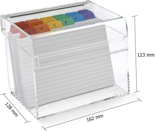 Καρτελοθήκη Osco Ακρυλική Index Box 7082
