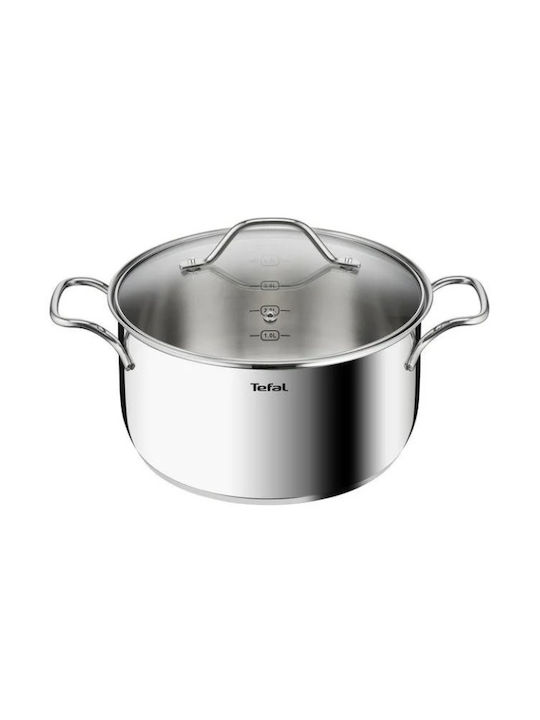 Tefal Intuition Σετ Κατσαρόλες από Ανοξείδωτο Ατσάλι 10τμχ