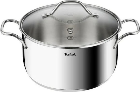 Tefal Intuition Σετ Κατσαρόλες από Ανοξείδωτο Ατσάλι 5τμχ