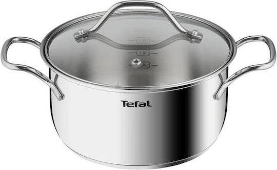 Tefal Intuition Σετ Κατσαρόλες από Ανοξείδωτο Ατσάλι 5τμχ