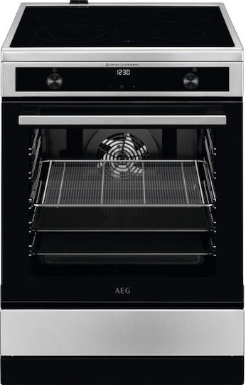 AEG Steambake 6000 Готварска печка 73лт с индукционни котлони Ш59.6см. Inox