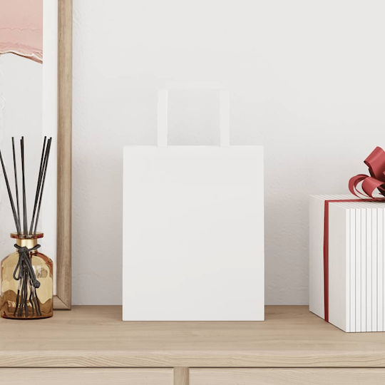 vidaXL Χάρτινη Τσάντα για Δώρο Λευκή 18x22x8εκ. 250τμχ