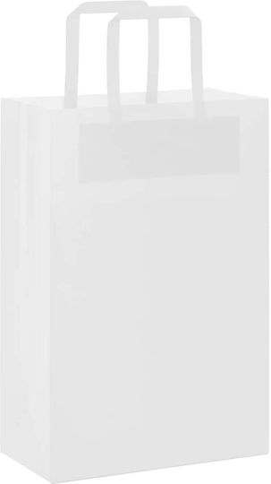 vidaXL Paper Bag for Gift White 21x31x11cm. 250pcs