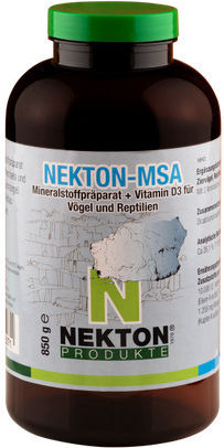 Nekton Msa 80g Highly Absorbable Minerals Parrots Reptiles Amphibians
