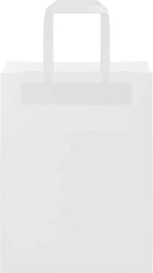 vidaXL Χάρτινη Τσάντα για Δώρο Λευκή 21x28x11εκ. 250τμχ