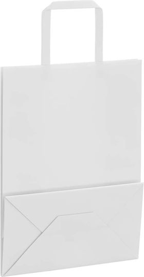 vidaXL Χάρτινη Τσάντα για Δώρο Λευκή 21x28x11εκ. 250τμχ