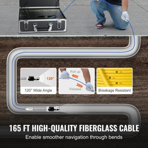 Vevor Endoscope Camera with 50m Cable