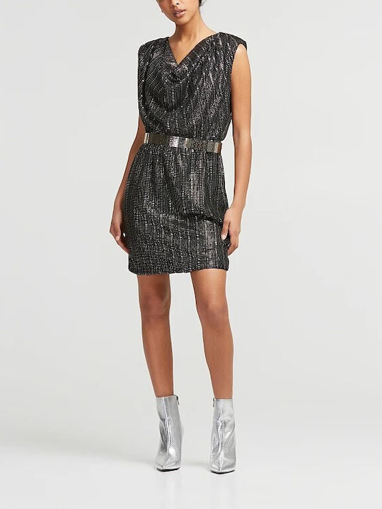 Lynne Knitted Dress All Day Silver