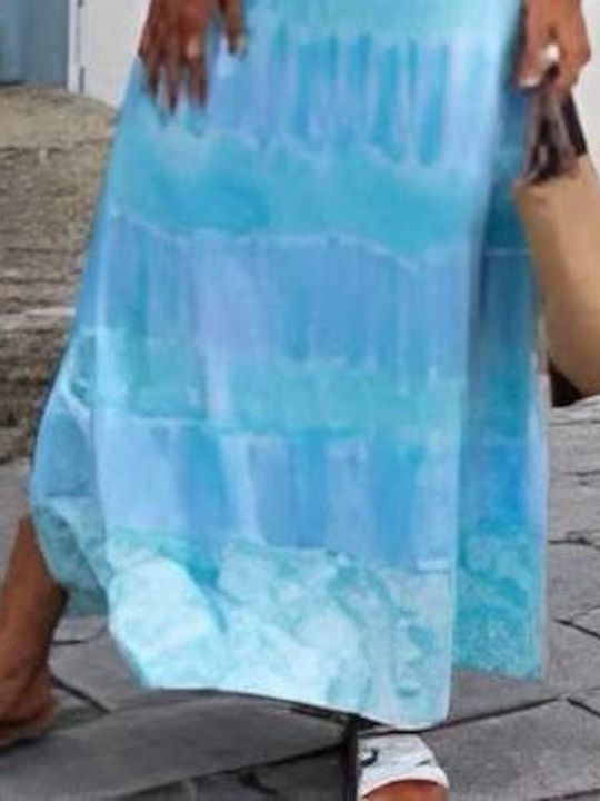 Sommer Maxi Kleid Light Blue