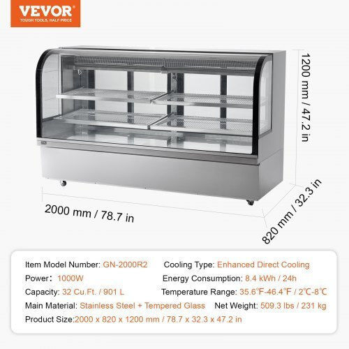 Vevor Βιτρίνα Συντήρησης