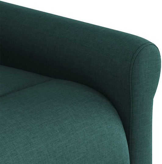 Πολυθρόνα Relax με Υποπόδιο Σκούρο Πράσινο 73x91.5x102.5cm