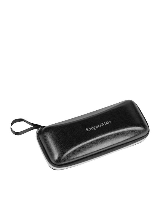 Kruger & Matz Unisex Γυαλιά Ηλίου με Μαύρο Κοκκάλινο Σκελετό και Μαύρο Polarized Φακό KM00032