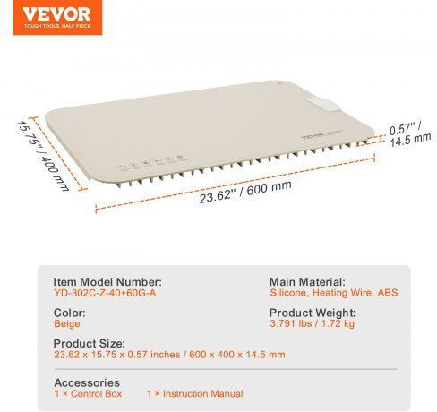 Vevor Θερμαντική Επιφάνεια για Μπουφέ