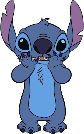 Aymax Παιδικό Διακοσμητικό Μαξιλάρι Stitch Τιρκουάζ