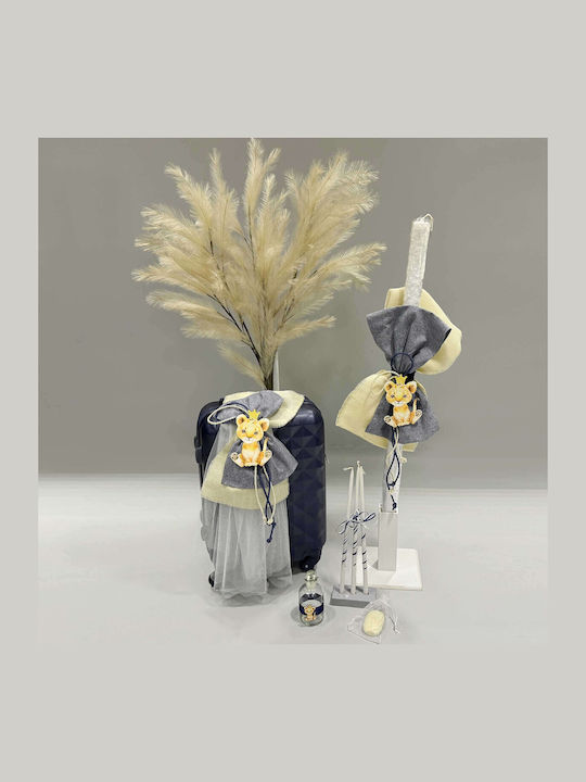 Set de botez pentru băiat Jungle King Outfit Carousel 10 buc Pk-147
