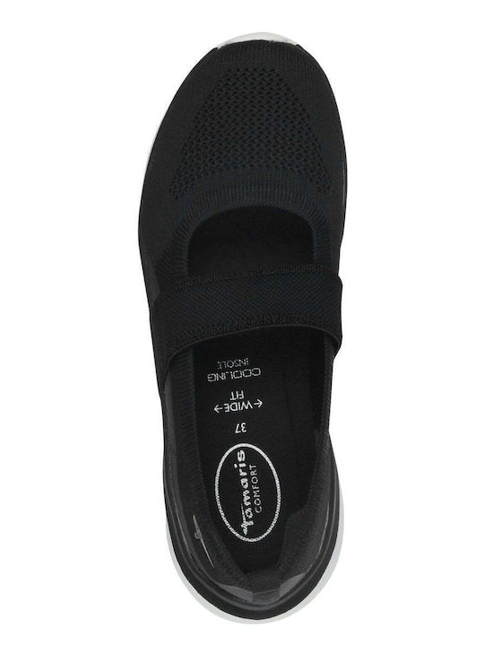 Anatomic Fabric Ballerinas Black
