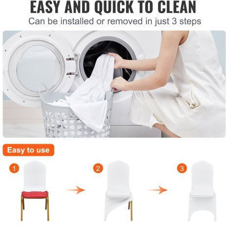 Vevor Еластичен Калъф За стол White 100бр 100PCSGXBSYT00001V0