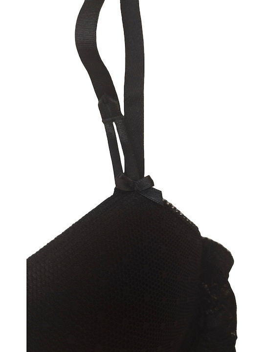 Push Up Bra Underwire Black