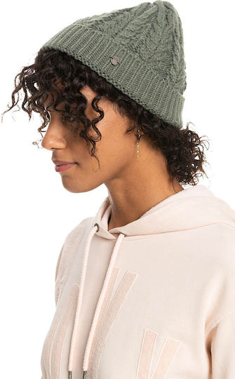 Beloved Sunset Beanie Beanie Knitted in Khaki color