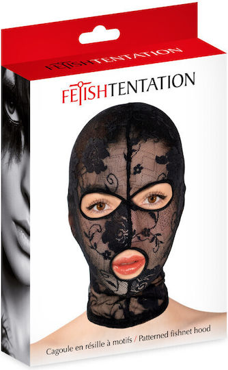 Fetish Tentation Mască BDSM în Culoare Negru