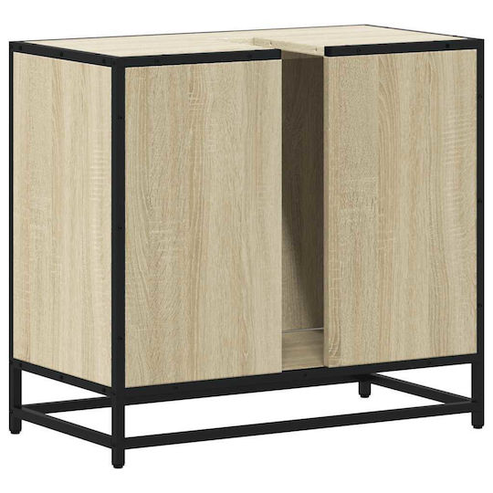 vidaXL Πάγκος χωρίς Νιπτήρα Μ65xΒ33xΥ60cm Sonoma Δρυς
