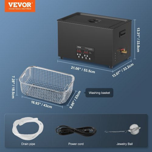 Vevor Ultraschallreiniger 30Es mit digitalem Timer