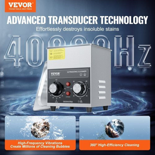 Vevor Καθαριστής Υπερήχων 2lt με Ψηφιακό Χρονοδιακόπτη