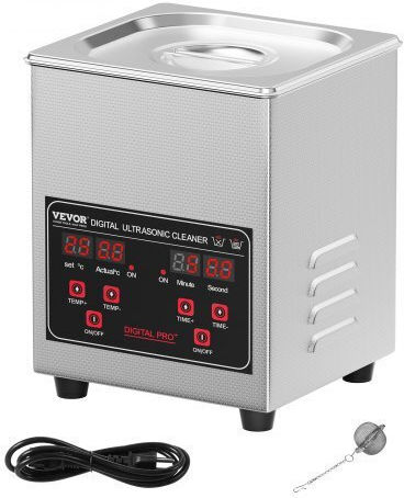 Vevor Ultrasonic Cleaner 1.3lt with Digital Timer