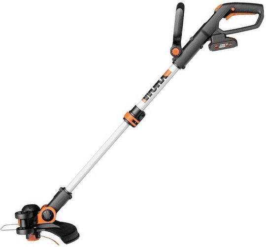 Worx Χορτοκοπτικό Ώμου / Χειρός Μπαταρίας 20V 2.4kg με 1 Μπαταρία 2Ah