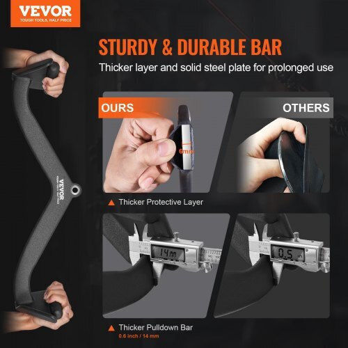 Vevor Λαβή V-bar Τρικέφαλους Λάτ Πουλντάουν Οικιακό Γυμναστήριο Jspjvxxlgjjksettev0
