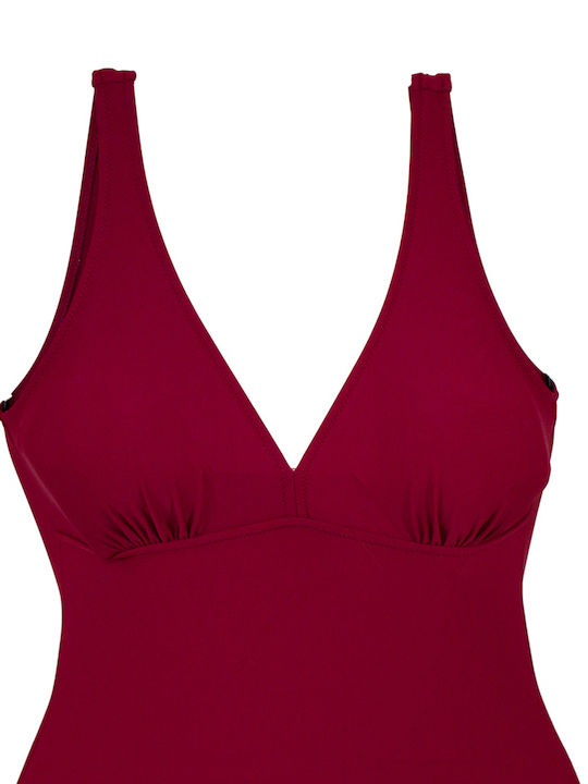 Bonito One-Piece Swimsuit BORDO